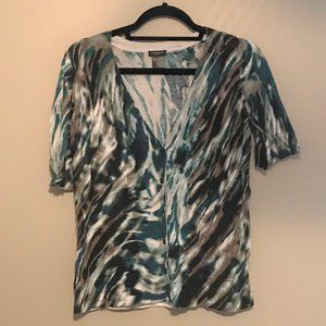 Ann Taylor M Medium Short Sleeve Cardigan